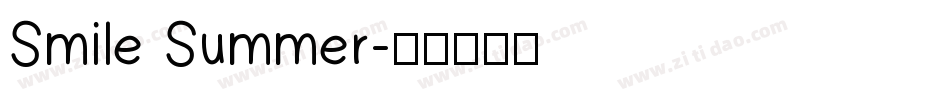 Smile Summer字体转换